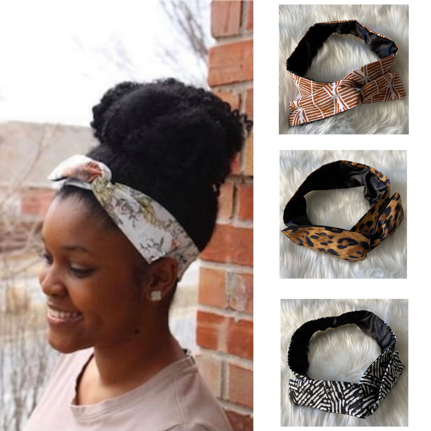 Bendable Satin Lined Headband