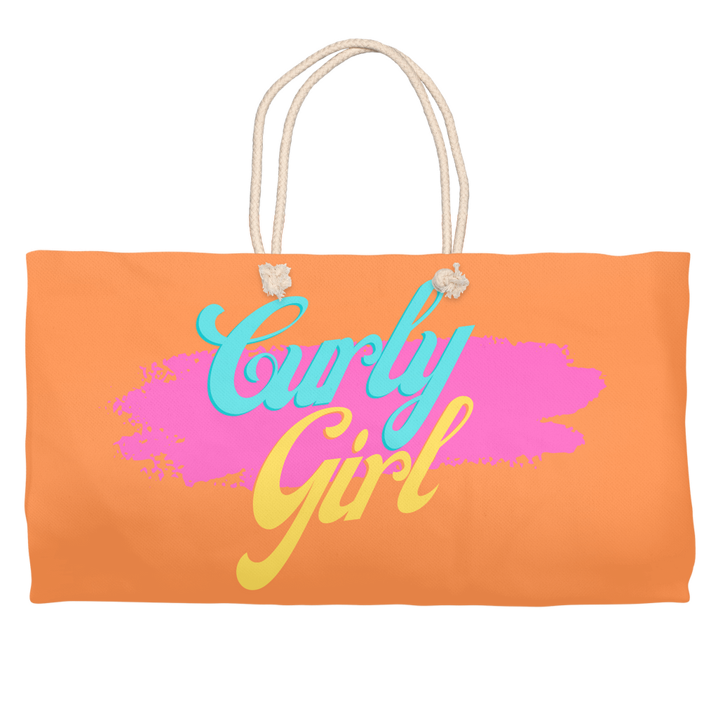 Curly Girl Weekender Tote