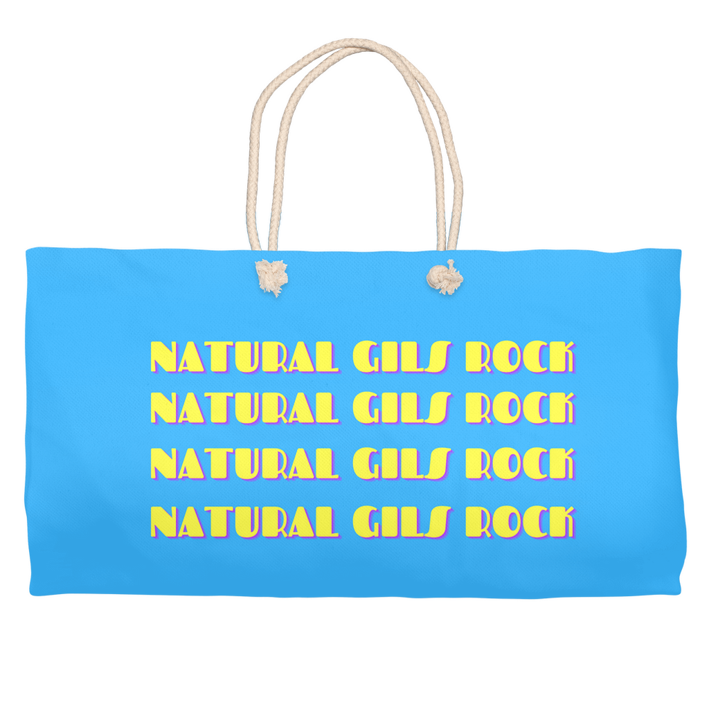 Natural Girls Rock Wavy Weekender Tote