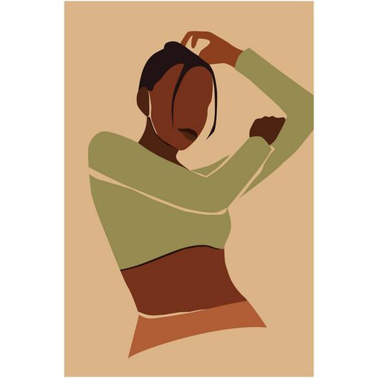 Black Woman Art -Modern Art | Giclee Art Prints