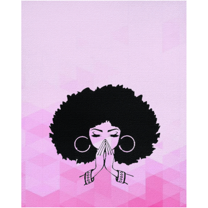 Fusion-Woman Natural Hair Art | Giclee Art Prints | Abstract Black Woman Art | Modern Art