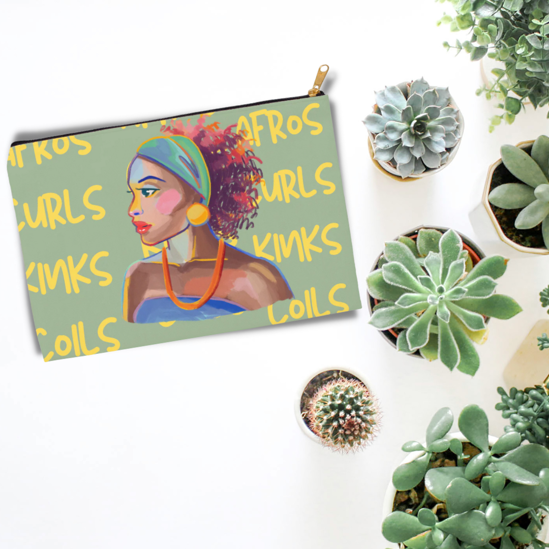 Afros n Curls Accessory Pouches