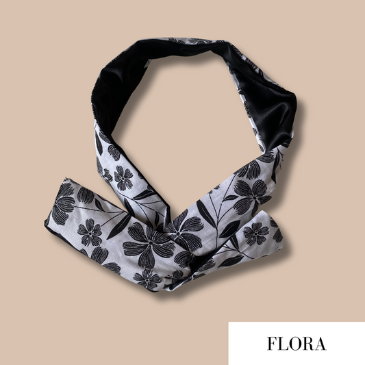 Flora-  Bendable Satin Lined Headband