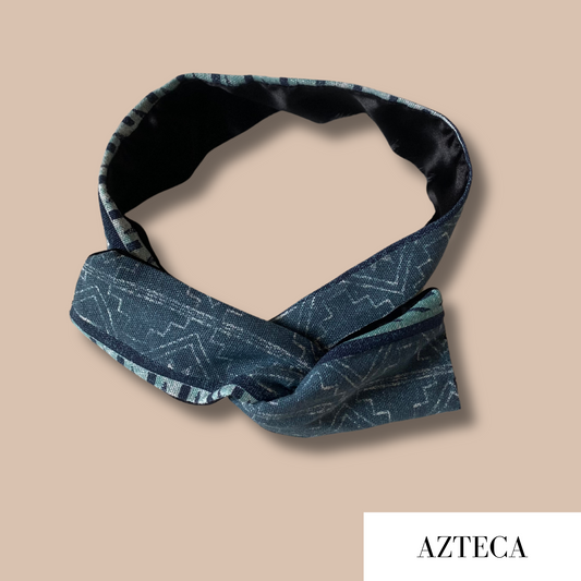 Azteca-  Bendable Satin Lined Headband
