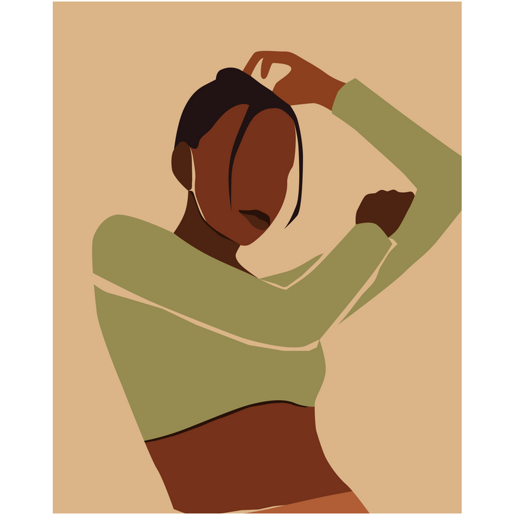 Black Woman Art -Modern Art | Giclee Art Prints