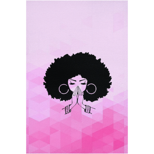 Fusion-Woman Natural Hair Art | Giclee Art Prints | Abstract Black Woman Art | Modern Art