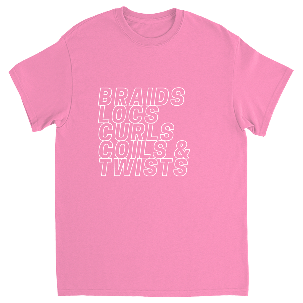 Braids, Locs, Curls, Coils & Twists Graphic Tee