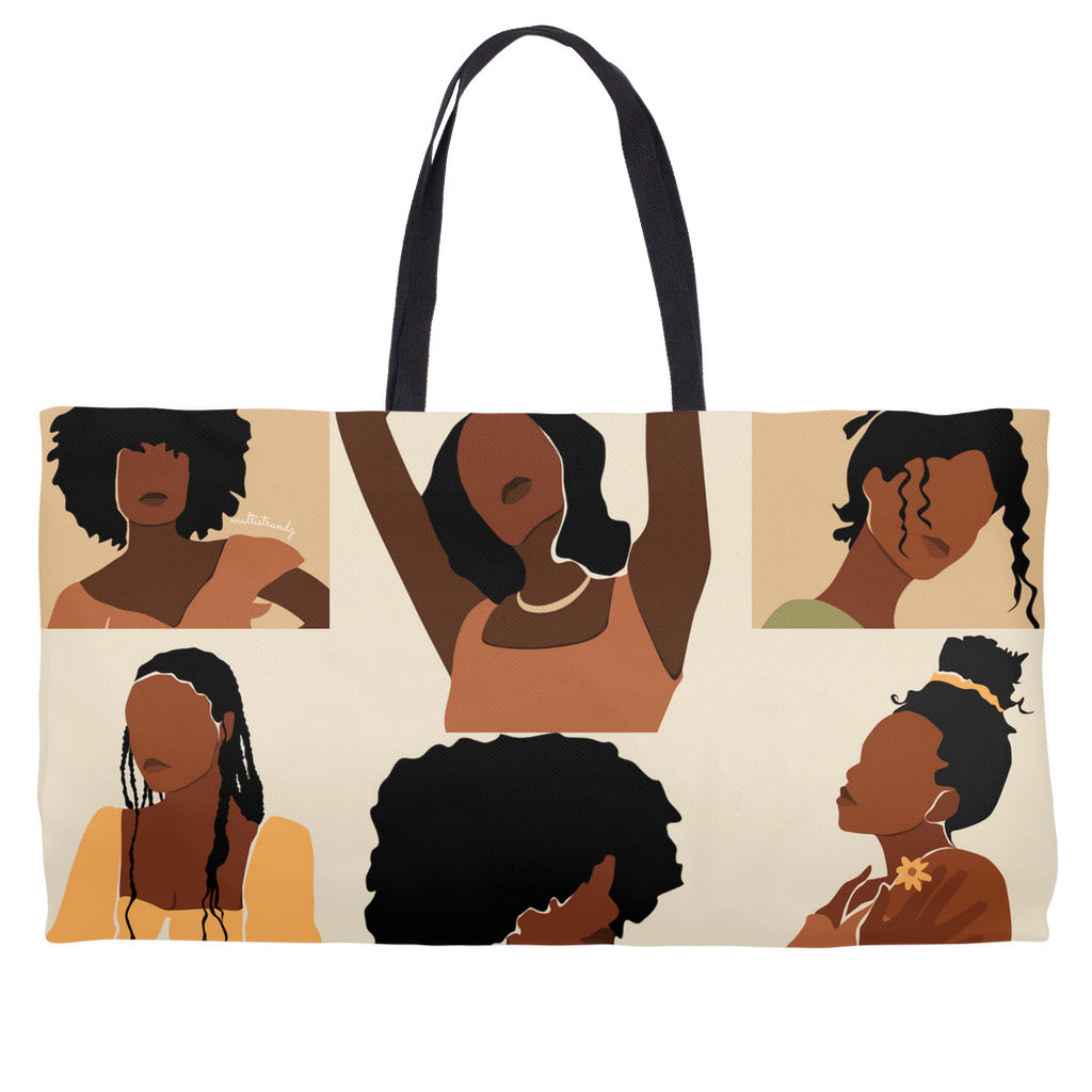 Melanated Weekender Tote