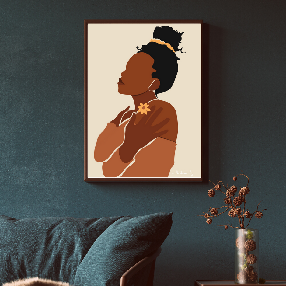 Natural Hair Wall Art MultiStrandz