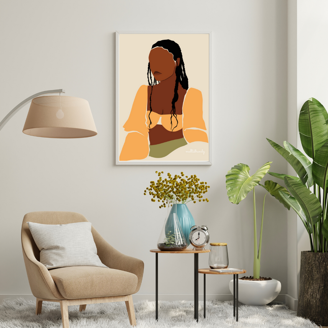 Natural Hair Wall Art MultiStrandz